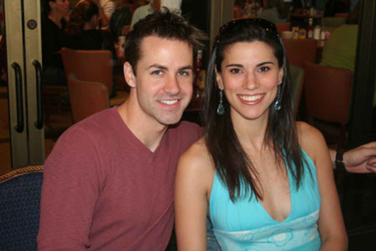 John Driscoll (CBS's 'Guiding Light' / Angry Young Women in Low-Rise Jeans with High-Class Issues) and Milena Govich (upcoming Fox TV's 'K-Ville) at 