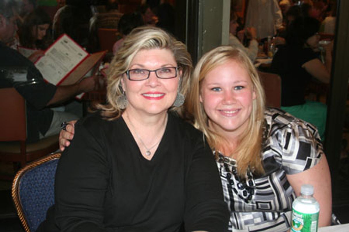 Debra Monk (Curtains) and Caitlin Van Zandt (CBS's 'Guiding Light') at 