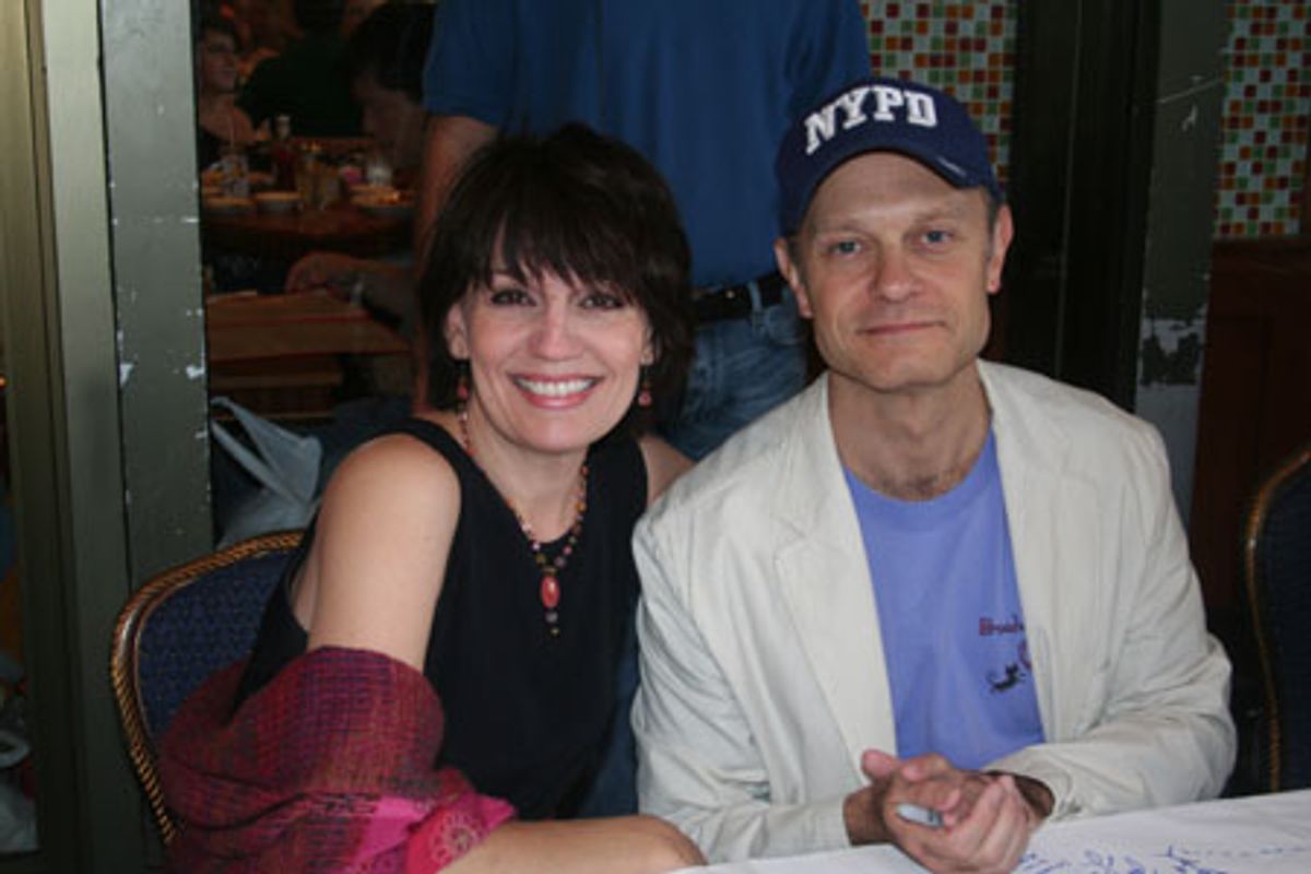 Beth Leavel (The Drowsy Chaperone) and David Hyde Pierce (Curtains) at 