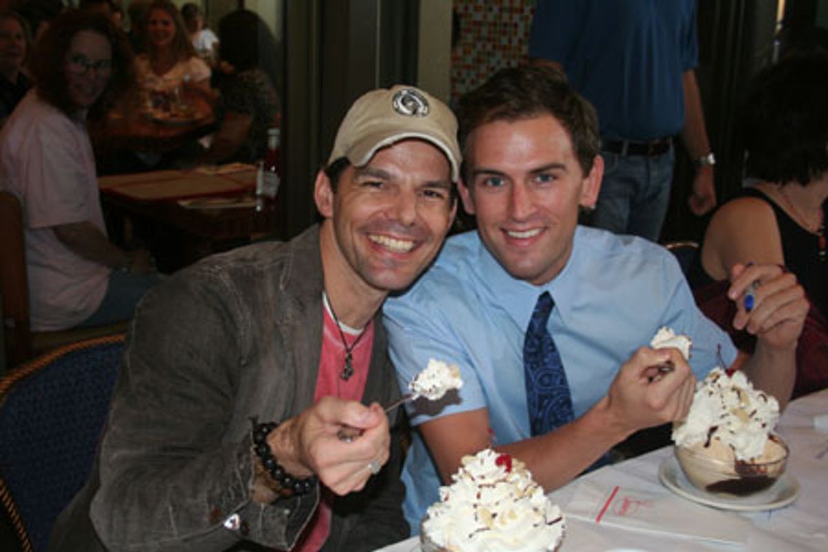 J. Robert Spencer (Jersey Boys) and Daniel Reichard (Jersey Boys) at 