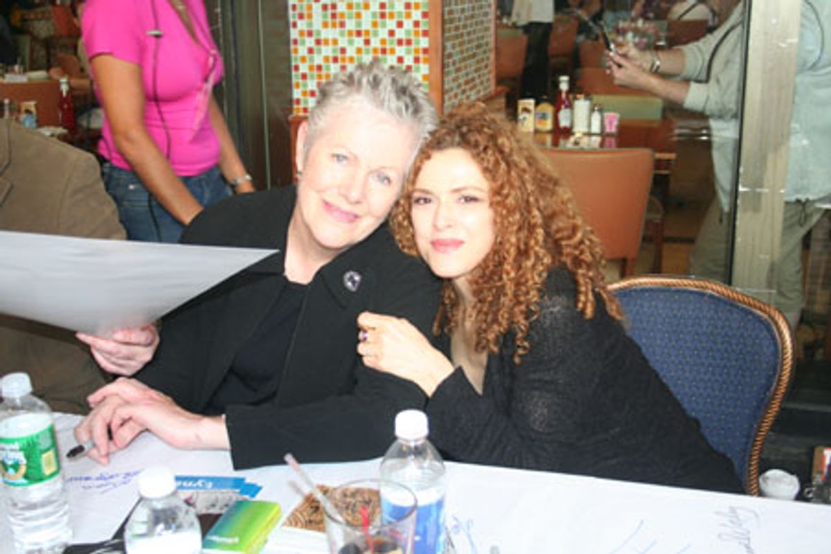 Lynn Redgrave (upcoming Grace) and Bernadette Peters at 