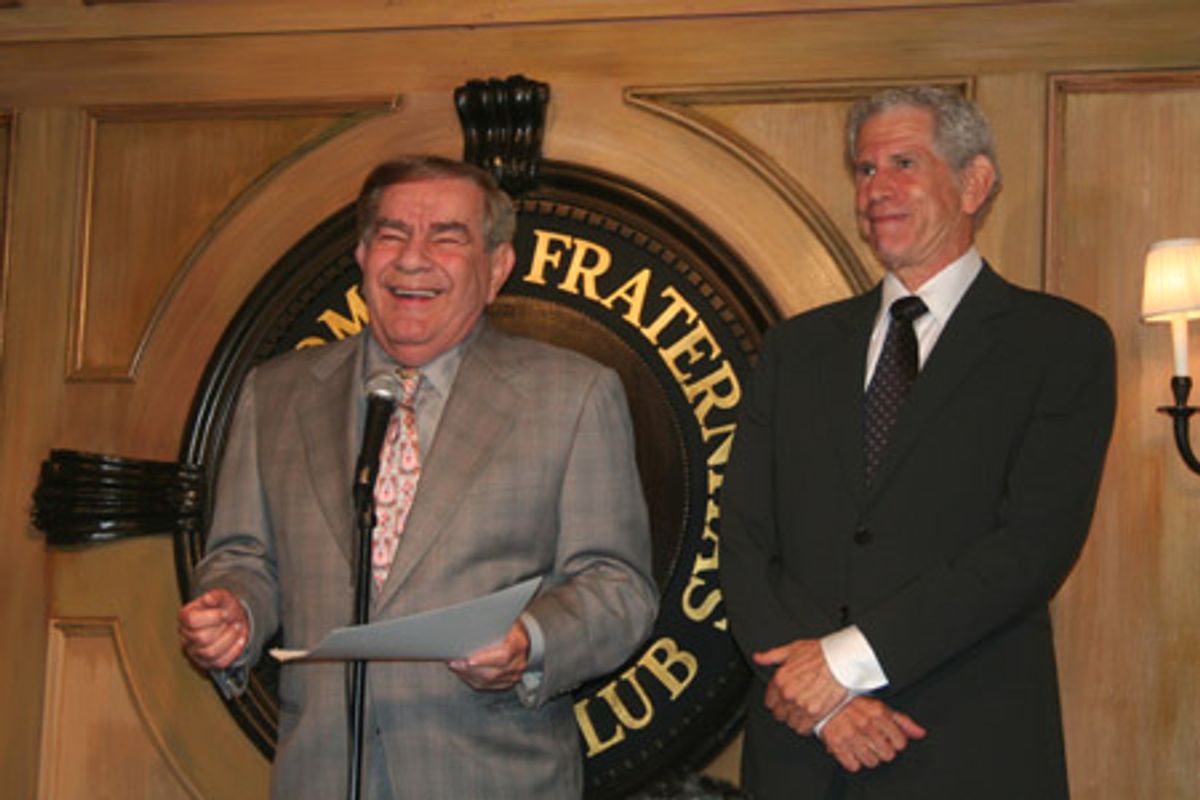 Freddie Roman and Tony Roberts at 