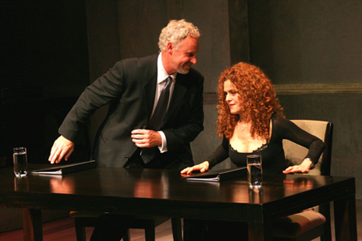 John Dossett and Bernadette Peters at 'Love Letters' Concert with Peters & Dossett