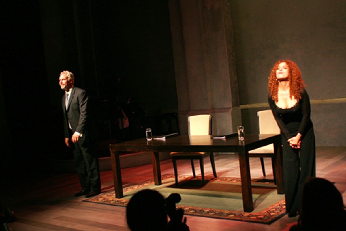 John Dossett and Bernadette Peters at 