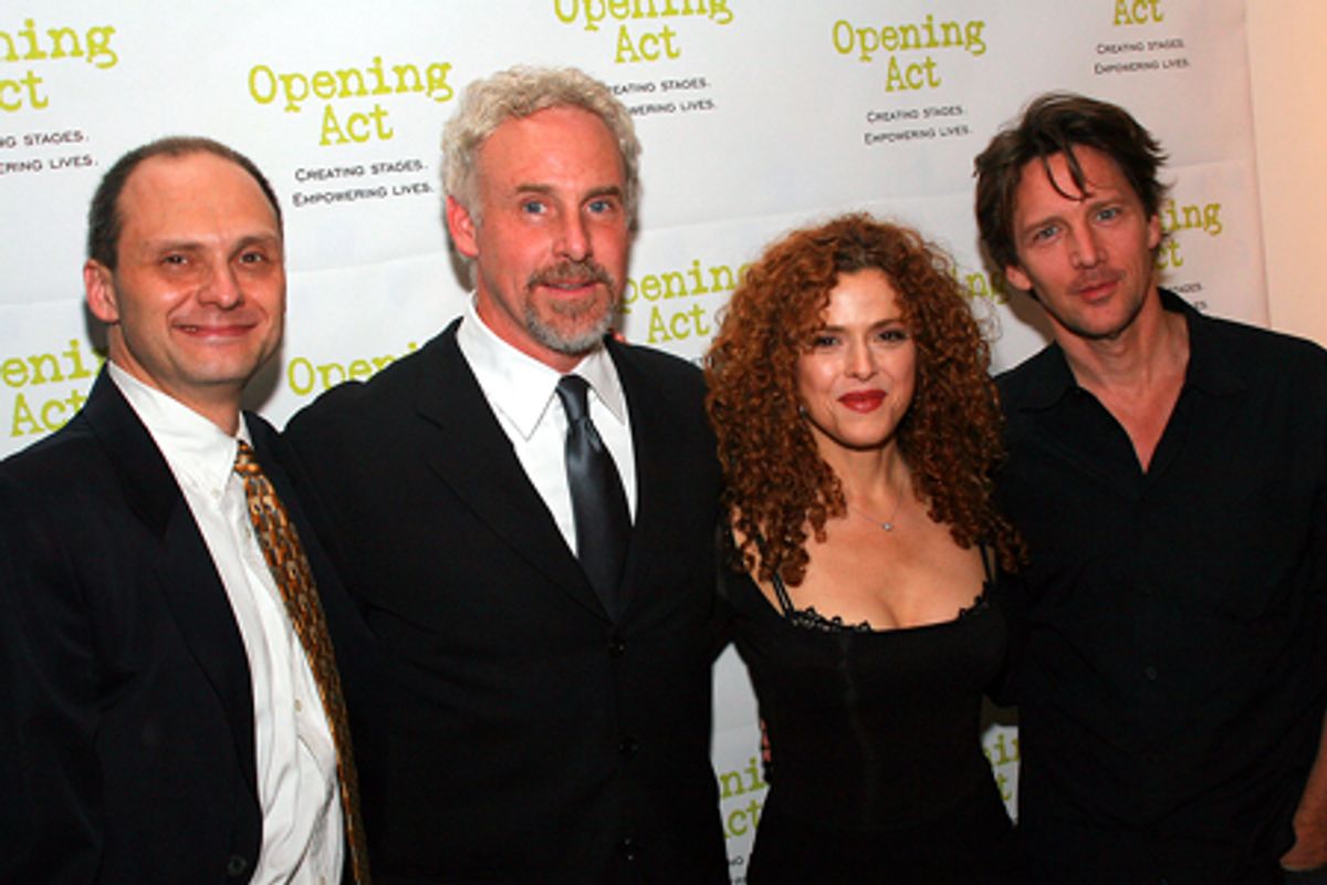 Michael Mastro, John Dossett, Bernadette Peters and Andrew McCarthy at 
