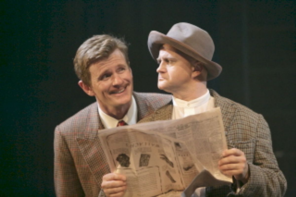 Charles Edwards as Richard Hannay and Cliff Saunders at 
