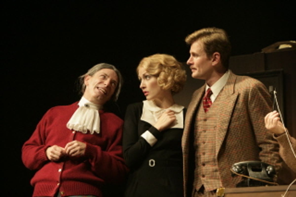 Arnie Burton, Jennifer Ferrin and Charles Edwards at 