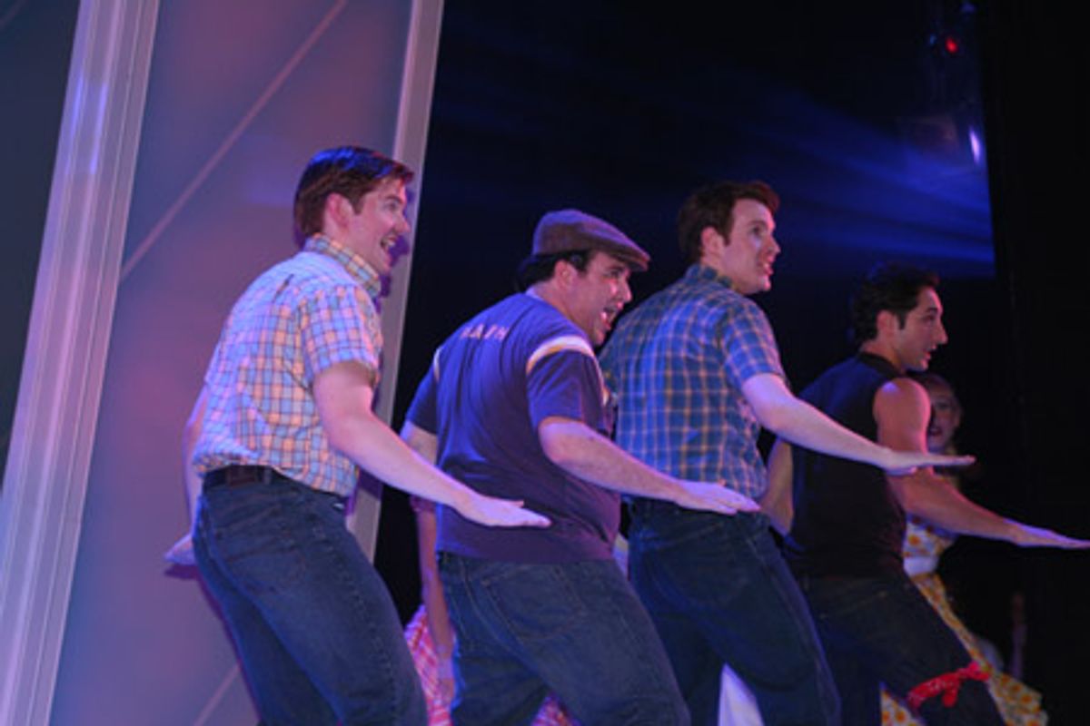 Rory O'Malley, Todd Buonopane, Christopher Ruth and Eric Schneider at 