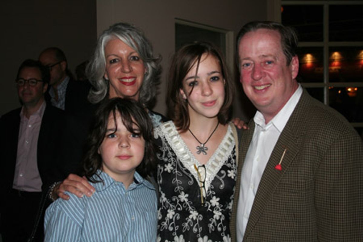 Patrick Garner (Howard Cunningham) and family at 