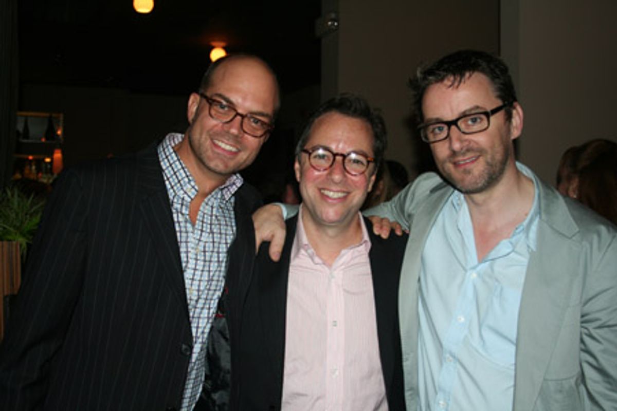 Eric Woodall, Gordon Greenberg (Director) and Jonathan Fensom at 