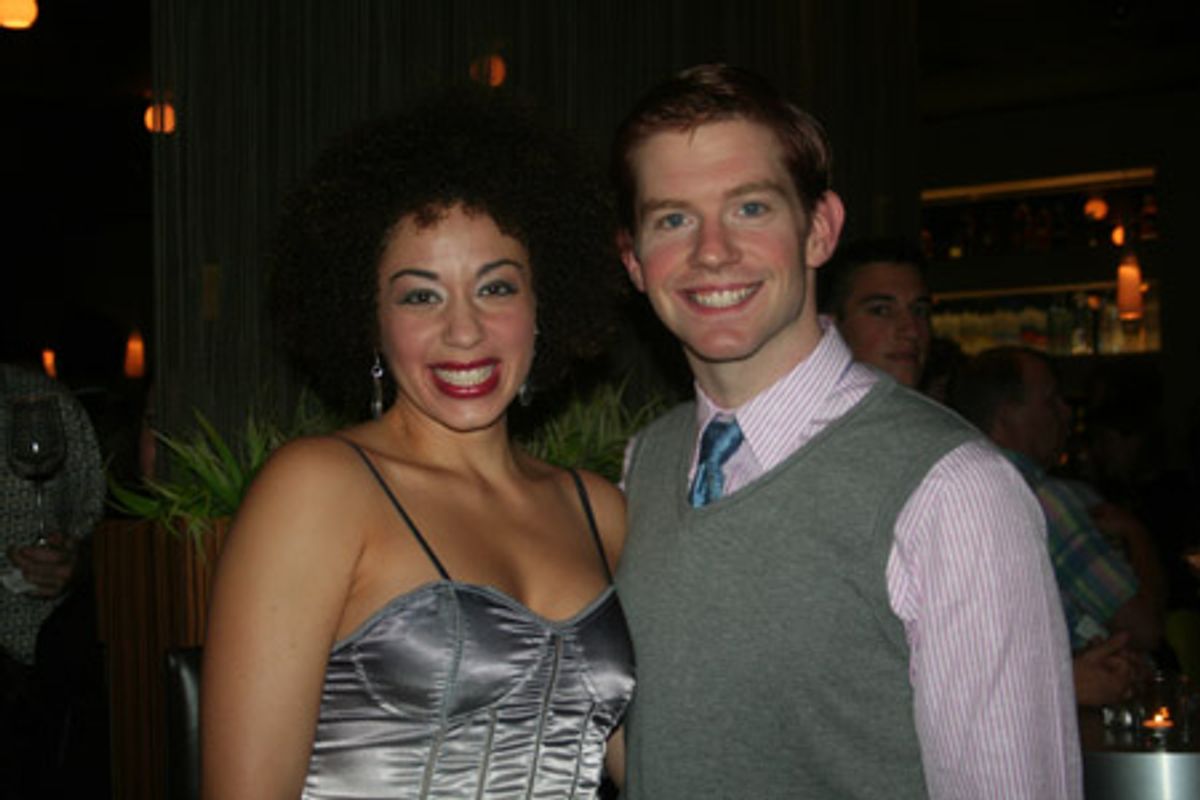 Andrea Dora (Paula) and Rory O'Malley (Richie) at 