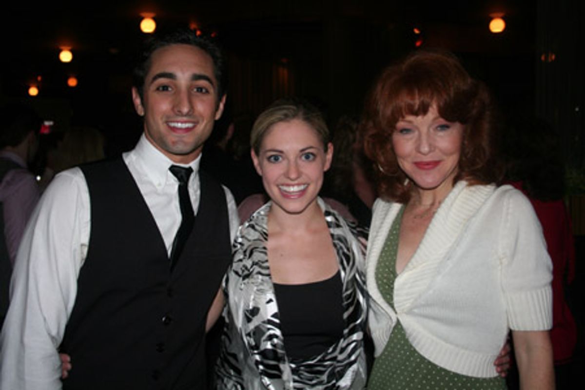 Eric Schneider, Natalie Bradshaw (Joanie) and Cynthia Ferrer (Marion Cunningham) at 