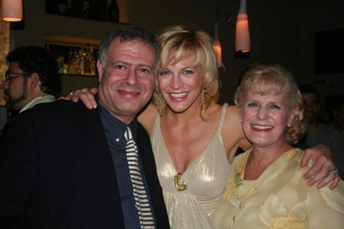 Jay Binder, Felicia Finley (Pinky Tuscadero) with her Mom Brenda Finley at 