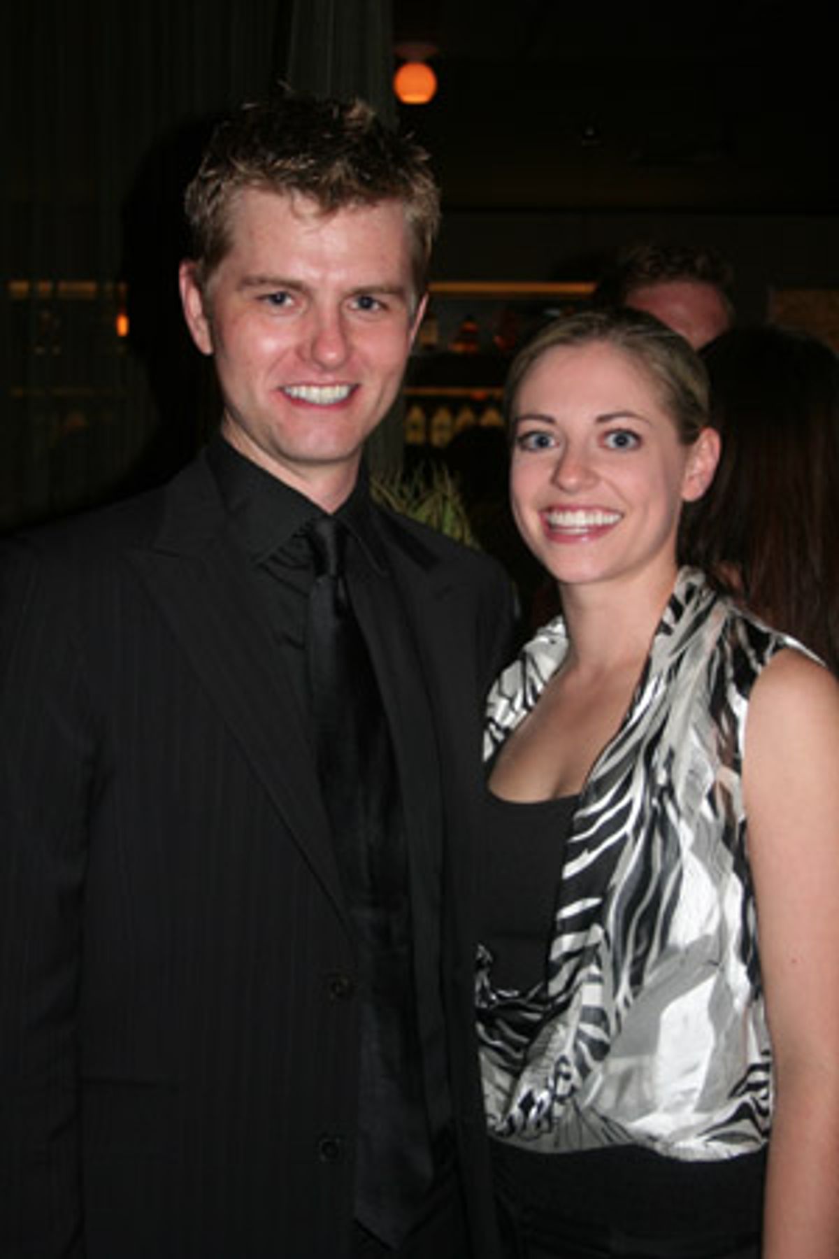Shawn Gough (Musical Director) and Natalie Bradshaw at 