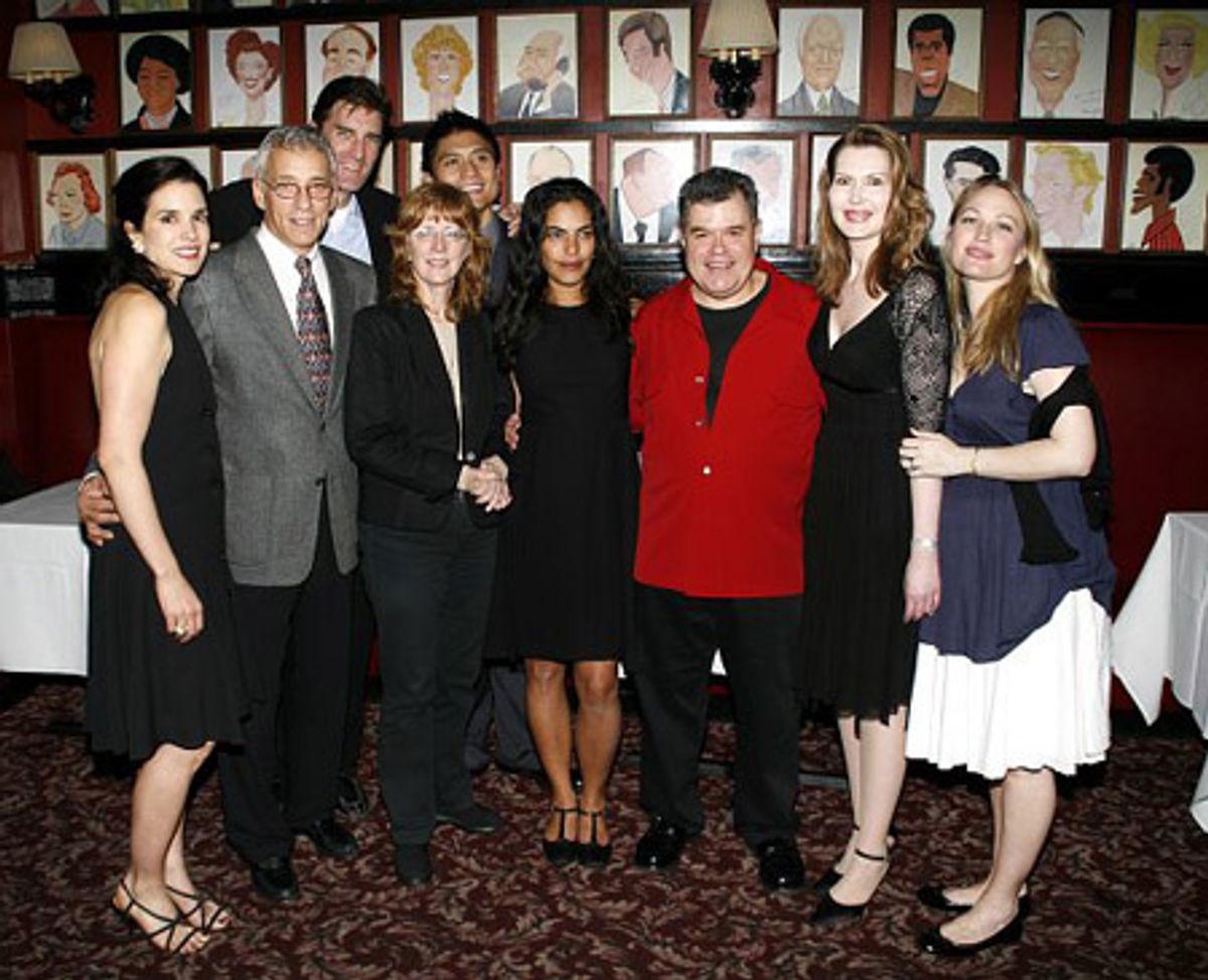 Laura Koffman, Mark LaMura, Patrick Boll, Pamela Hall, Paolo Montalban, Sarita Choudhury, Michael Badalucco, Myra Bairstow and Sarah Wynter at 