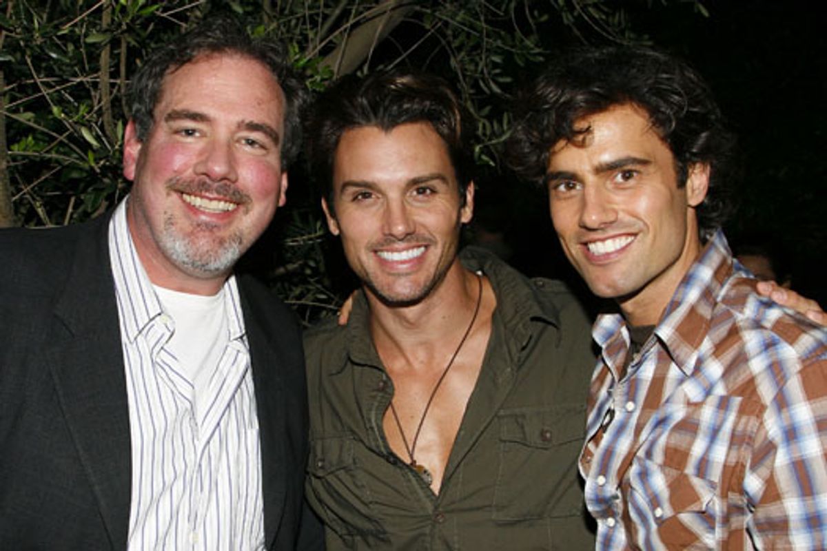 John Boswell, Ken Sawyer, and David Burnham at 