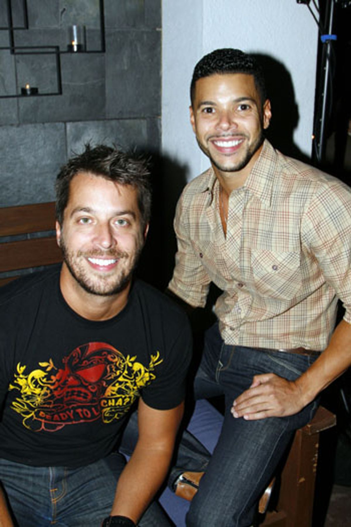 Trey Ellett and Wilson Cruz at 