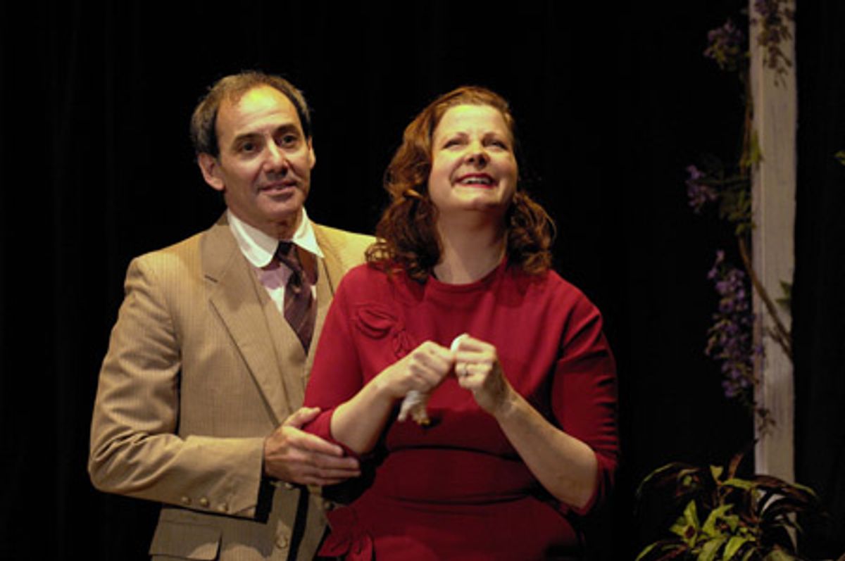 Chris Ceraso (as Gaev) and Susan Ferrara (as Lubov) at 