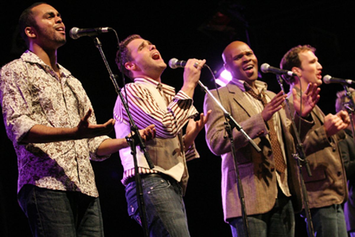 Jesse Nager, Josh Strickland, Michael Scott and Steve Morgan at 