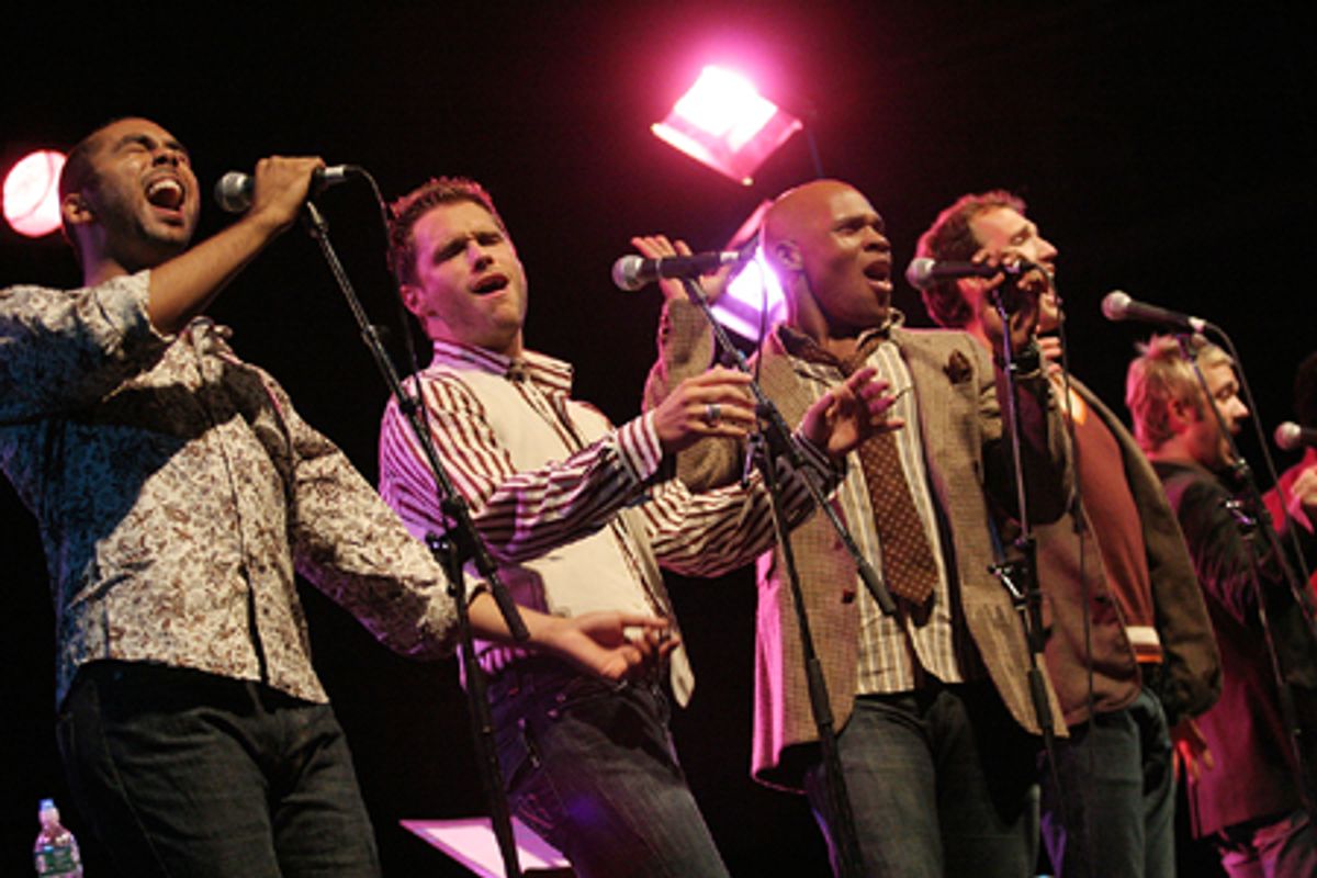 Jesse Nager, Josh Strickland, Michael Scott and Steve Morgan at 