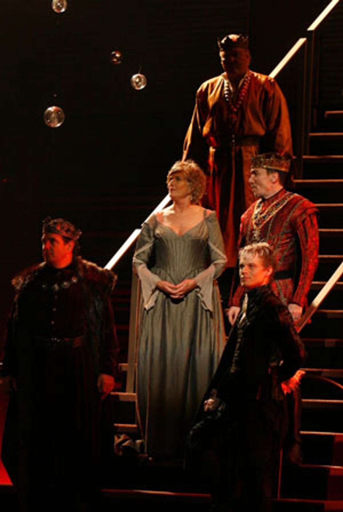 Members of the Shakespeare Theatre Company (pictured clockwise) Kelly McGillis, Ted Van Griethuysen, Patrick Page, Jeffrey Carlson and Ed Gero at 