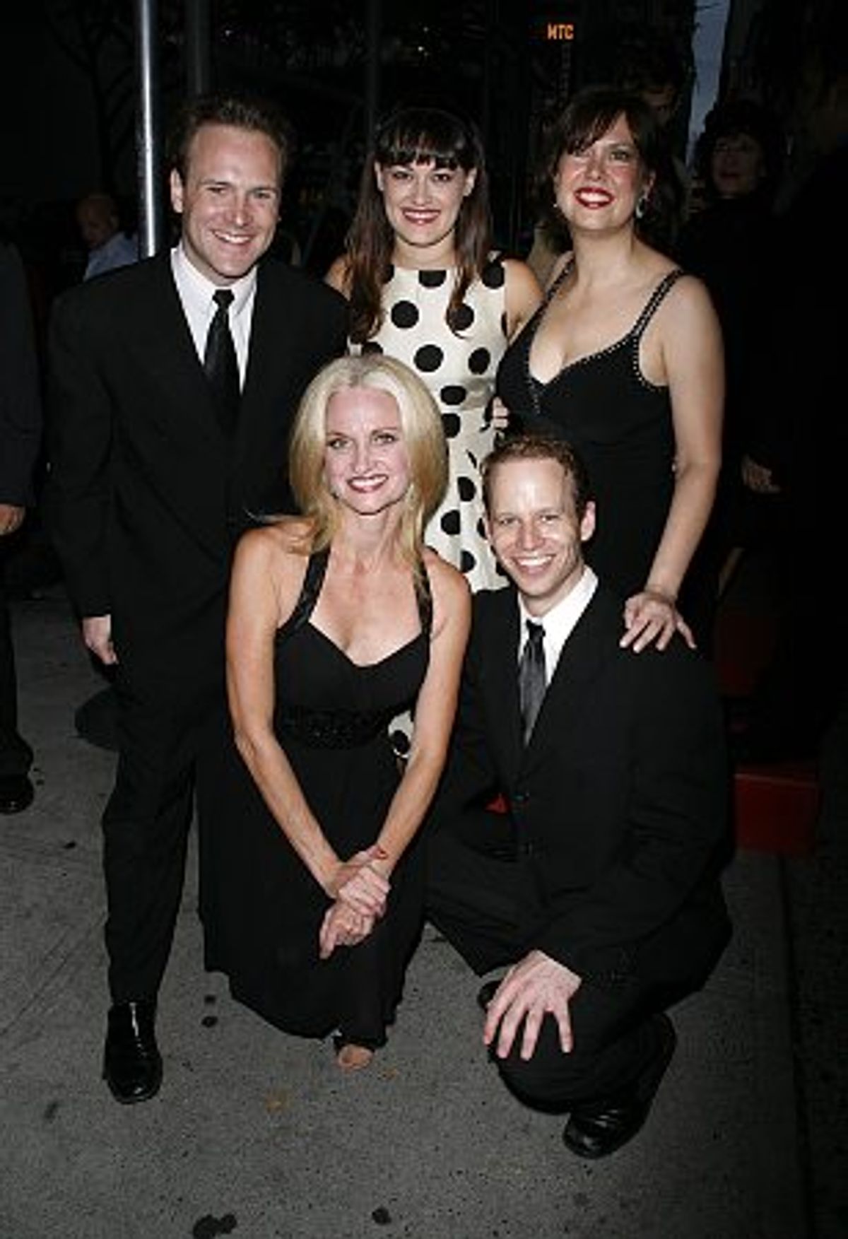 Ashley Brown with cast members James Donegan, Janet Dickinson, Jared Bradshaw and Valerie Fagan at 