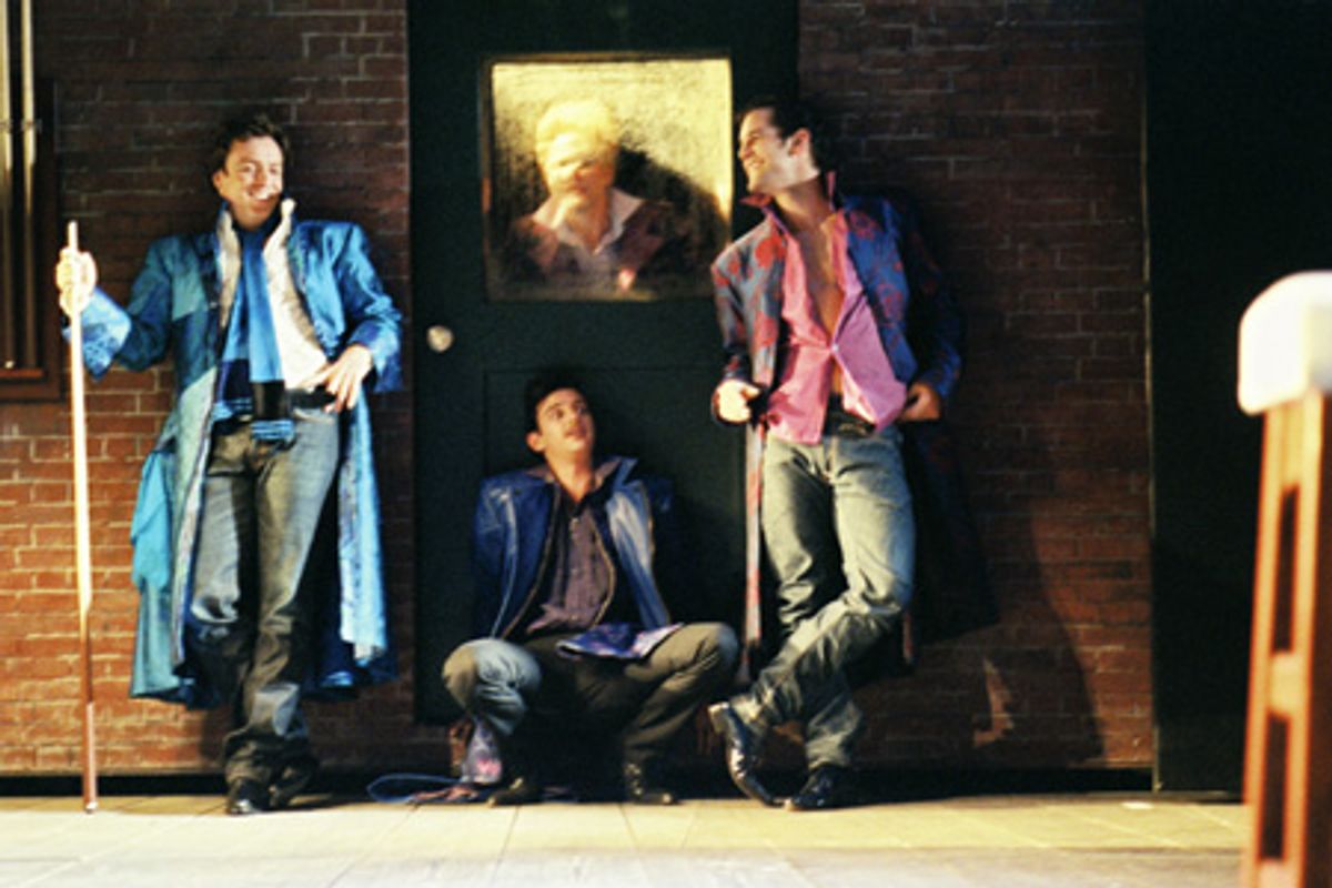 Toby Stephens, Jo Stone-Fewings, Tristan Beint and John Hopkins at 