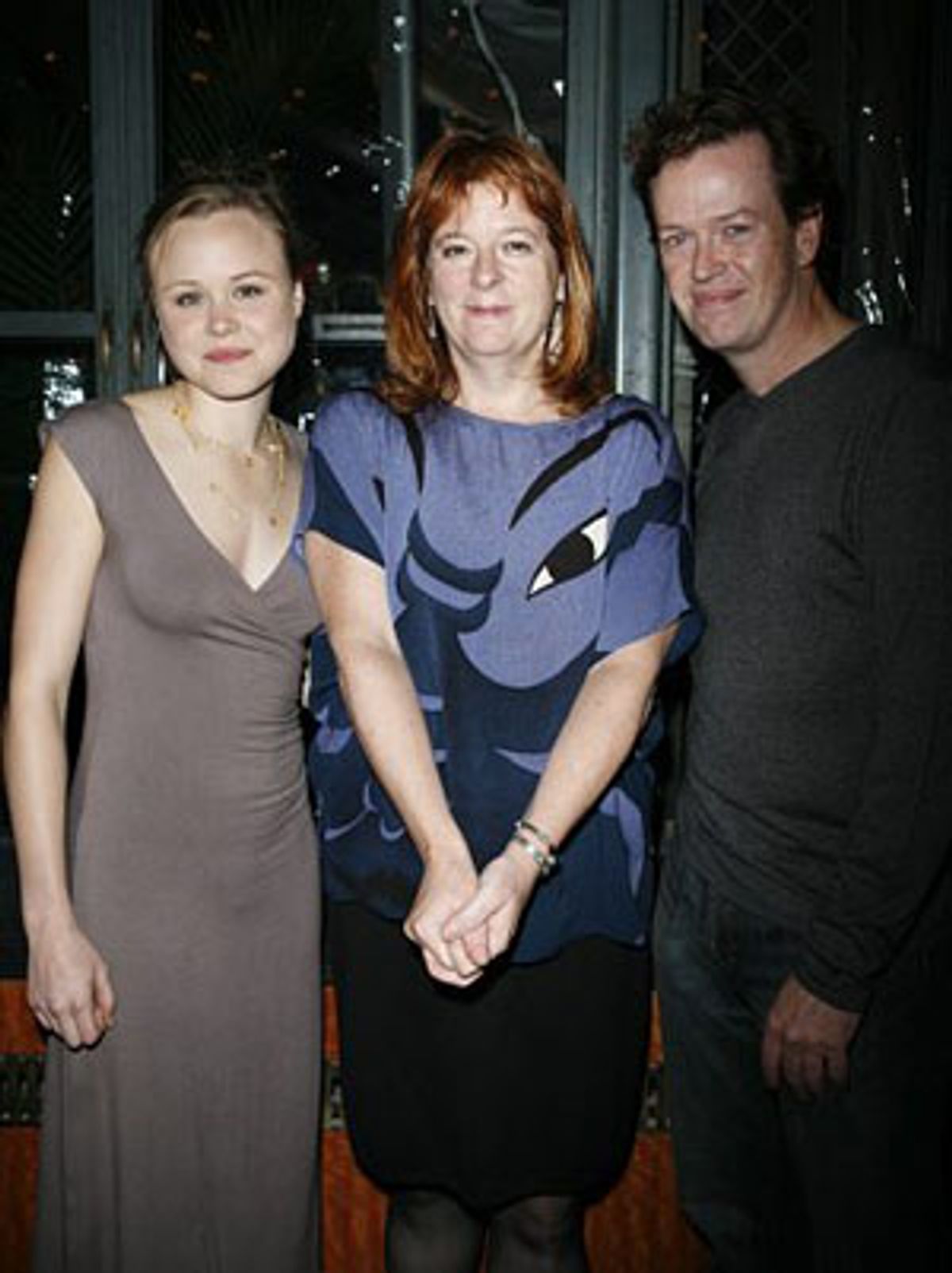 Alison Pill, Theresa Rebeck and Dylan Baker at 