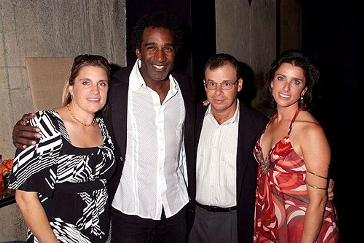 Cynthia Coudert, Norm Lewis, Rick Moranis and Sandra Coudert at 