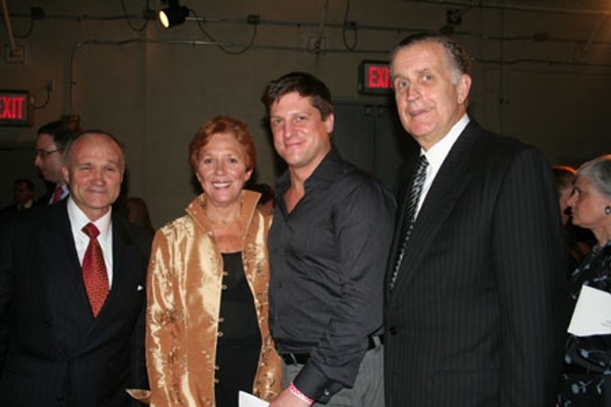NYC Police Commisioner Raymond W. Kelly, Suzanne Ramos (Evening Co-Chair), Christopher Sieber and Paul Tagliabue at 