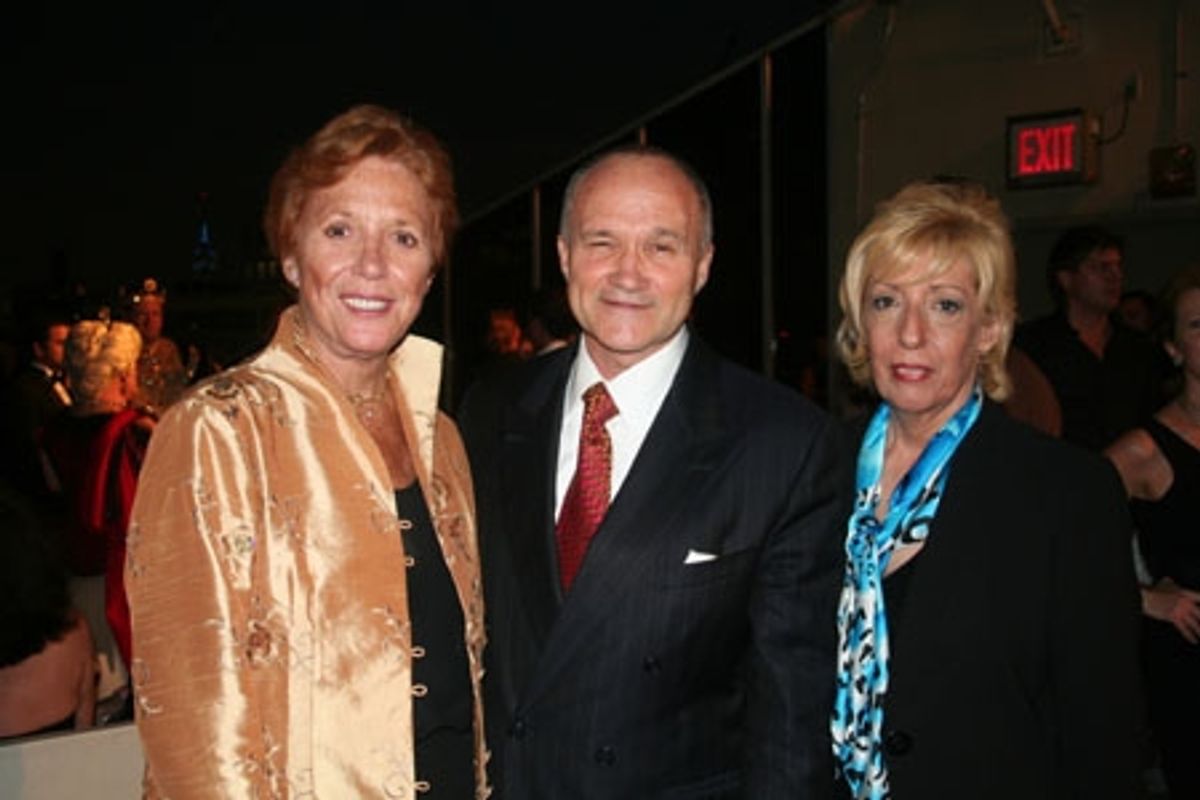 Suzanne Ramos, Raymond W. Kelly and Phyllis Steinberg (PFLAG NYC President) at 