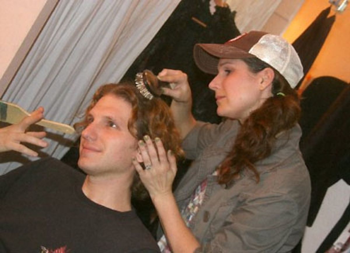 Sebastian Arcelus and Stephanie J. Block at 