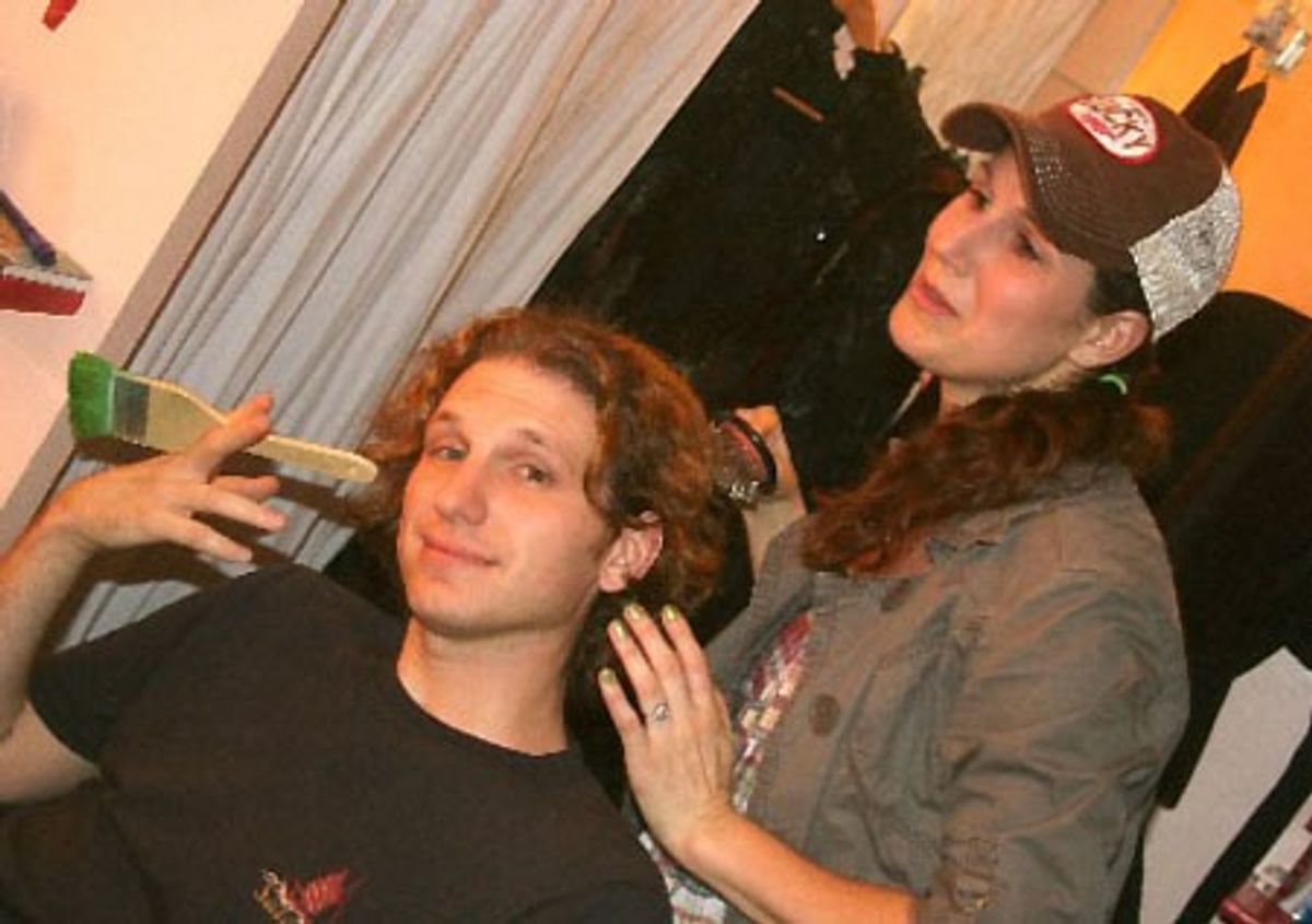 Sebastian Arcelus and Stephanie J. Block at 