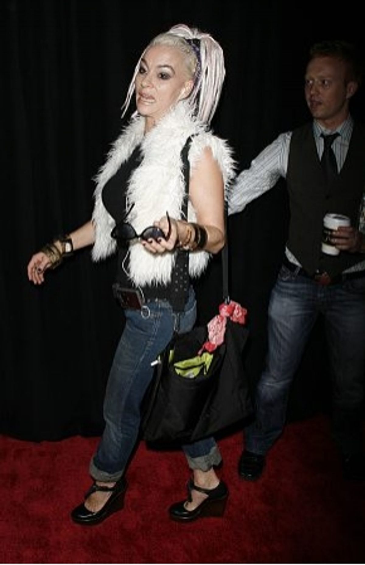 Susan Powter at Rosie O'Donnell Opens 'Solace' Art Gallery