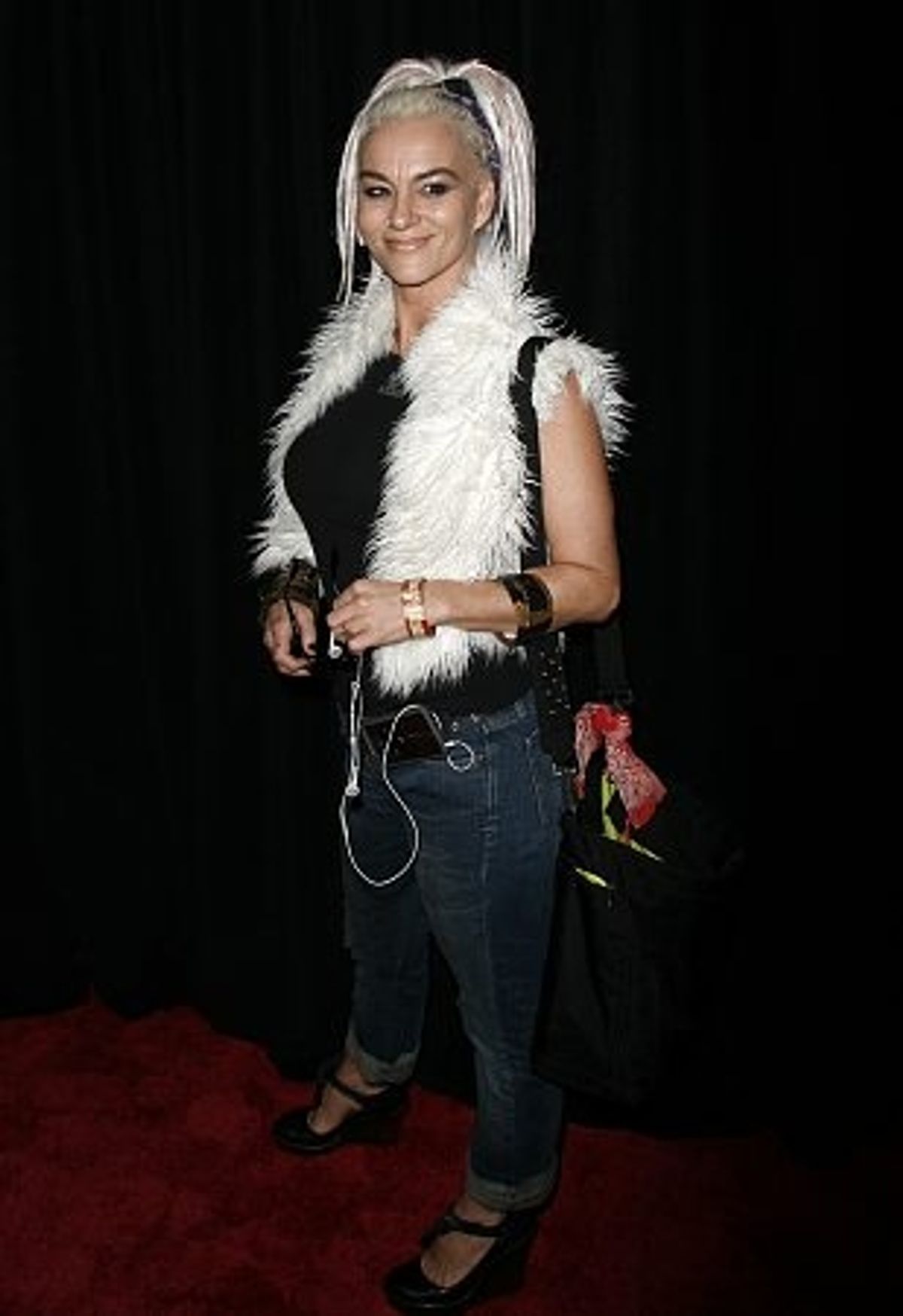 Susan Powter at Rosie O'Donnell Opens 'Solace' Art Gallery