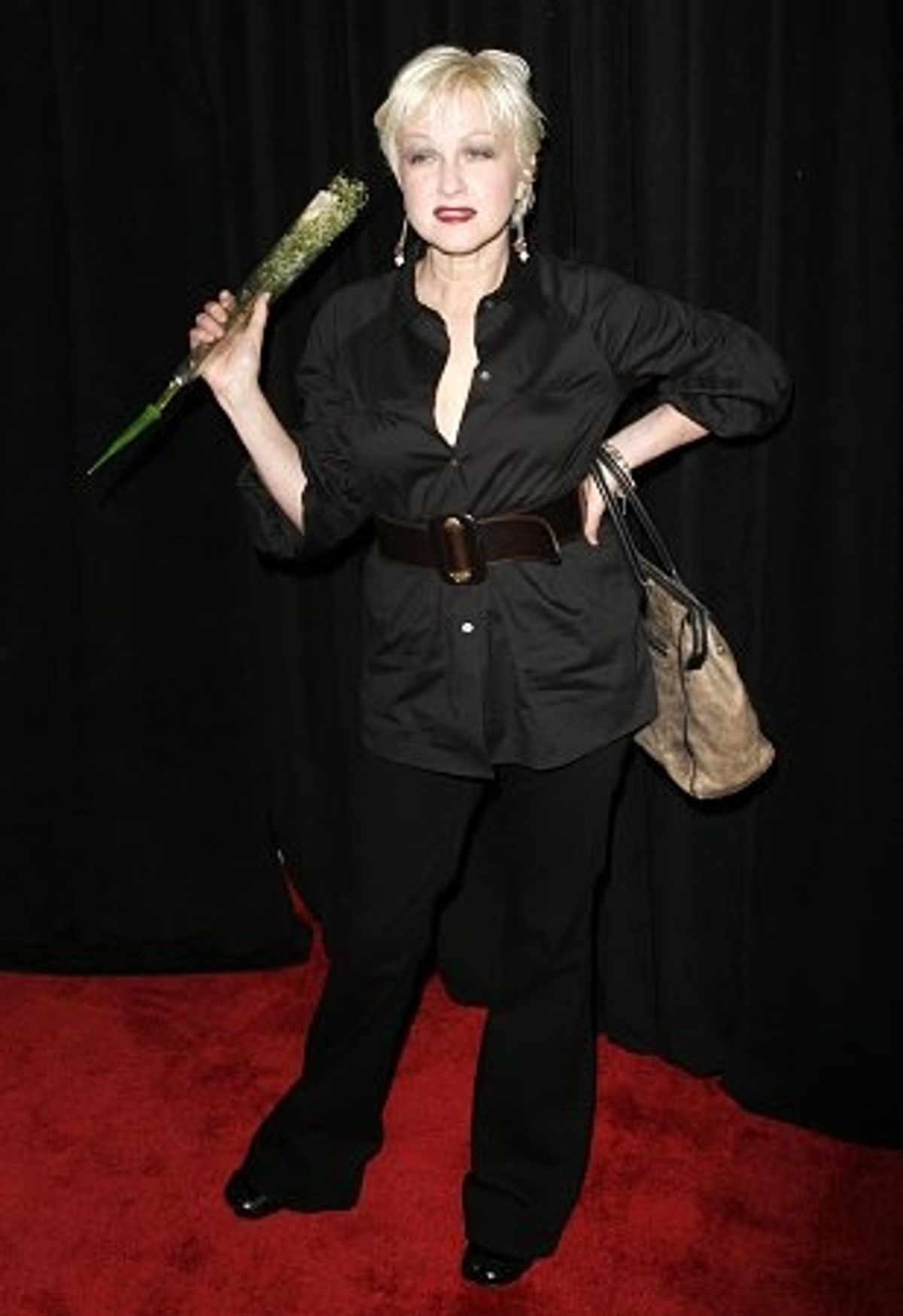 Cyndi Lauper at Rosie O'Donnell Opens 'Solace' Art Gallery