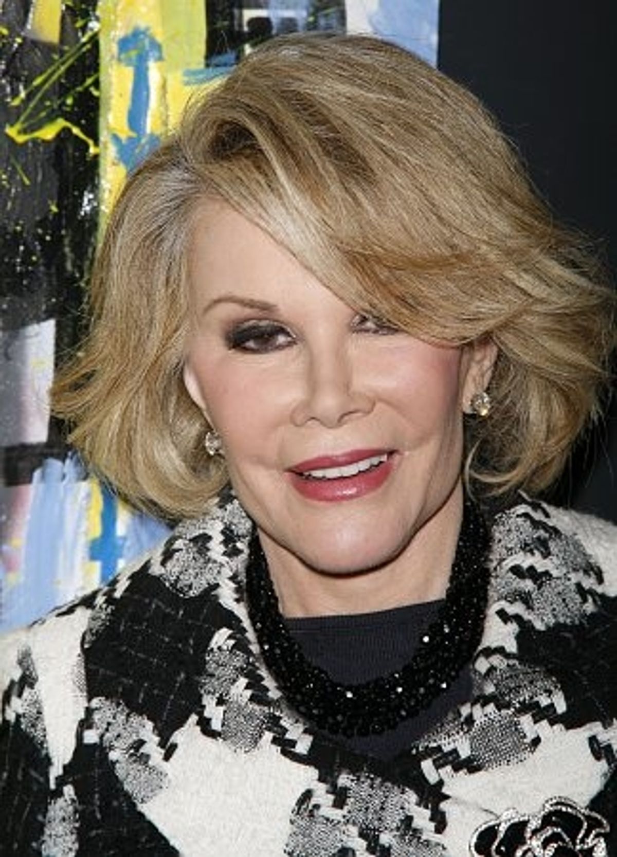 Joan Rivers at Rosie O'Donnell Opens 'Solace' Art Gallery