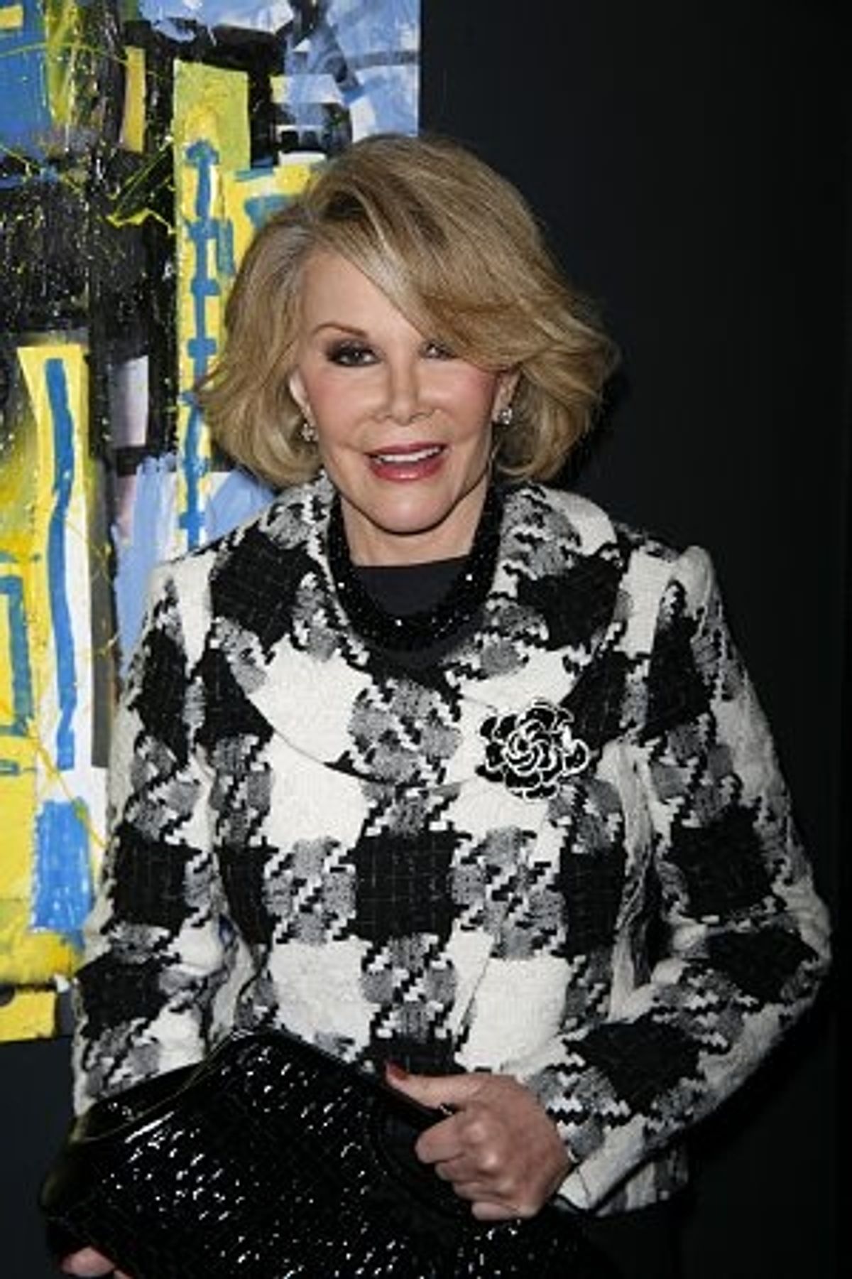 Joan Rivers at Rosie O'Donnell Opens 'Solace' Art Gallery