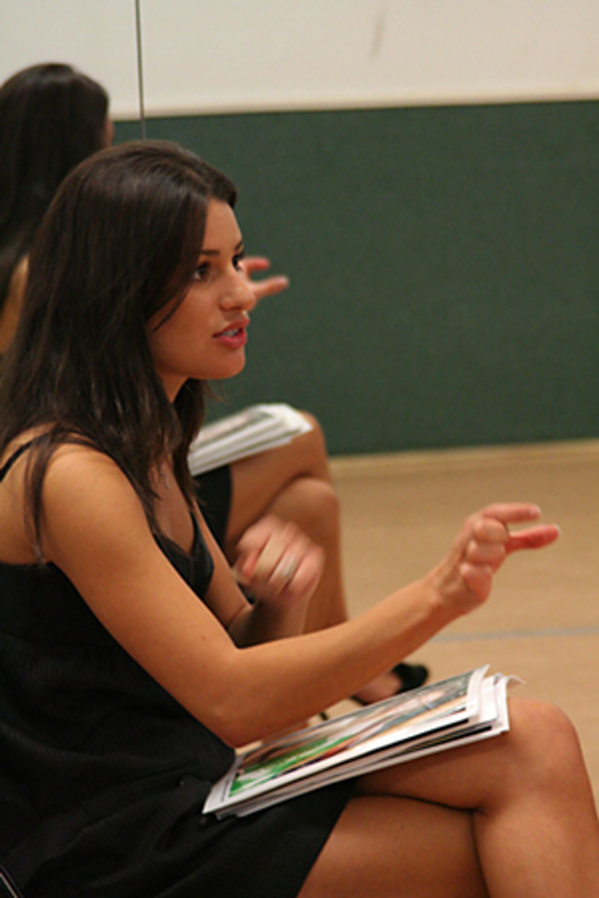 Lea Michele at Lea Michele Teaches BAA Master Class