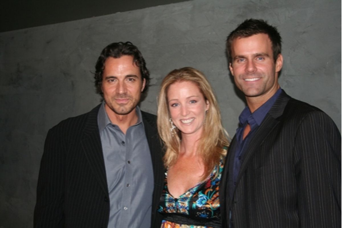 Thorsten Kaye, Susan Haskell and Cameron Mathison at Susan Lucci Hosts Surprise Party for Husband