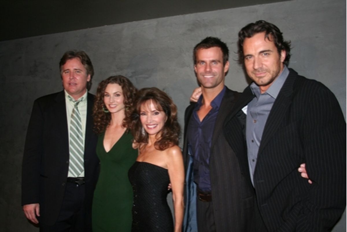 Michael E. Knight, Alicia Minshew, Susan Lucci, Cameron Mathison and Thorsten Kaye at 