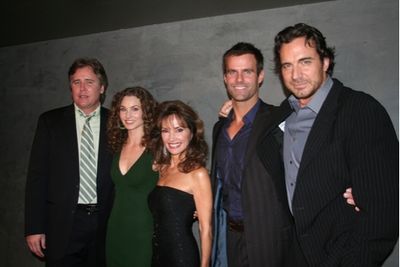 Michael E. Knight, Alicia Minshew, Susan Lucci, Cameron Mathison and Thorsten Kaye Photo
