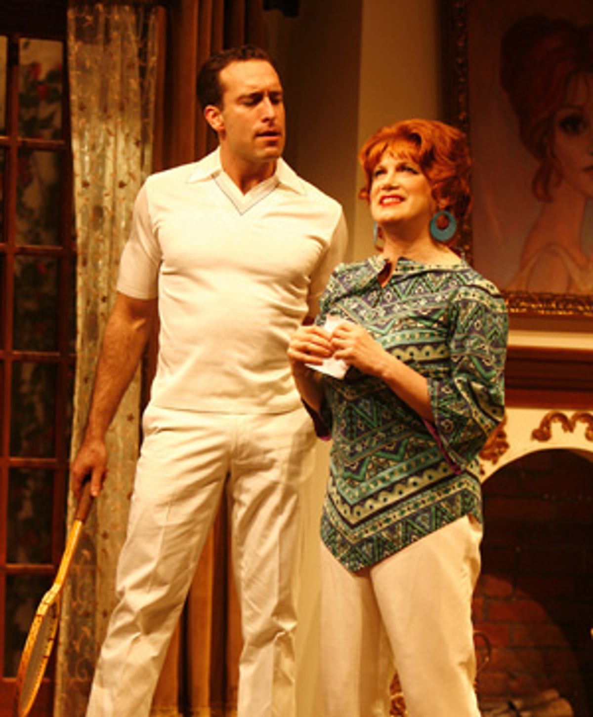 Chris Hoch and Charles Busch
 at 