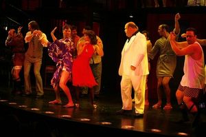 Kevin Chamberlin and Rosie Perez with the cast Photo