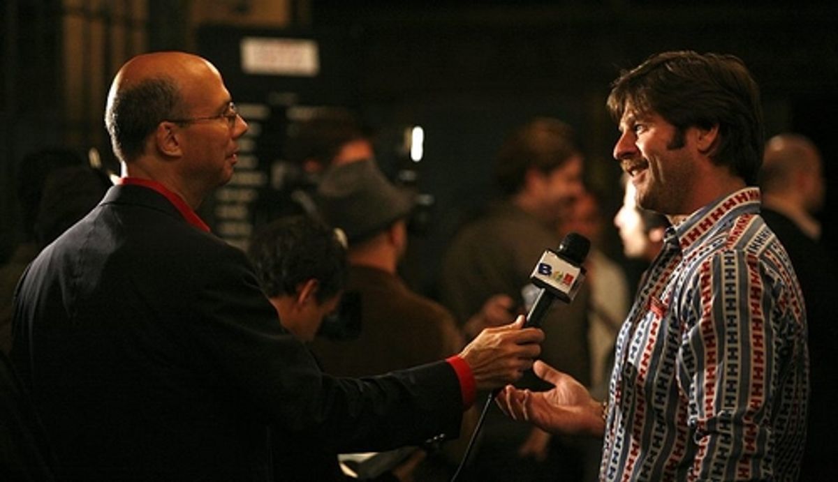 Richard Ridge ('Broadway Beat') with Ryan Idol at 