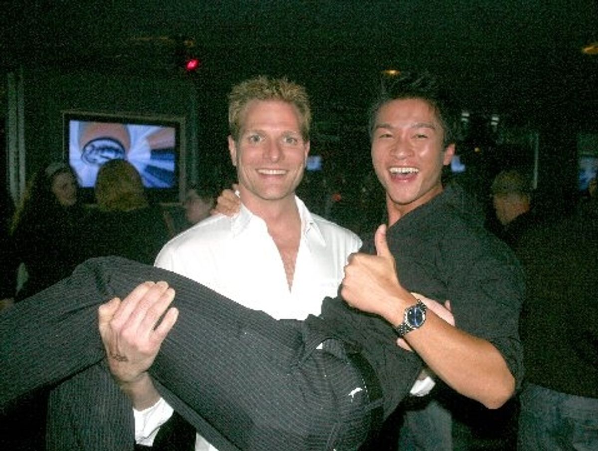 Jaymes Hodges and Ethan LePhong at 