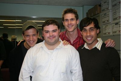 Stephen Bienskie (Richie/Pete), Jonathan Kay (Artie), Jim Sorensen (Jimm/George/Campb Photo