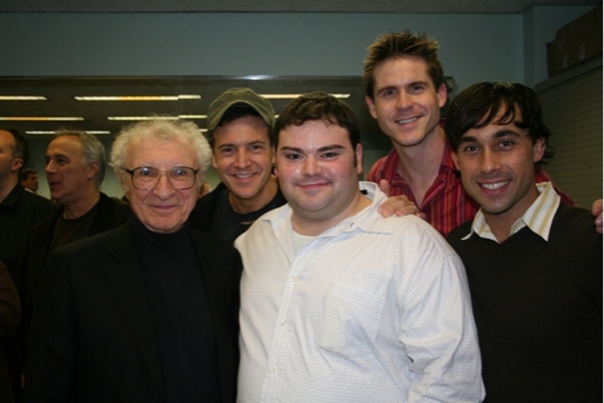 Sheldon Harnick (Lyrics), Stephen Bienskie, Jonathan Kay, Jim Sorensen and Ryan Duncan at 