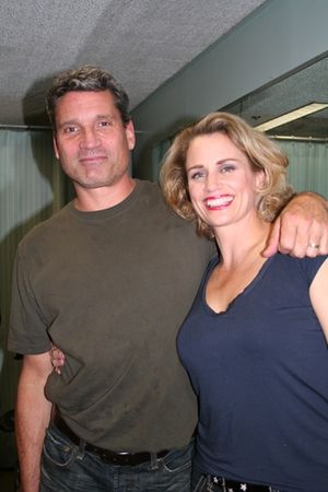 Cady Huffman (Florence Colman) and Bill Healy Photo