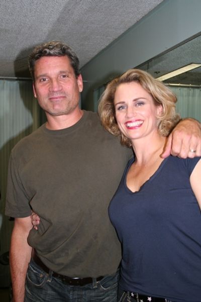 Cady Huffman (Florence Colman) and Bill Healy Photo